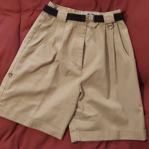 High rise Bermuda shorts